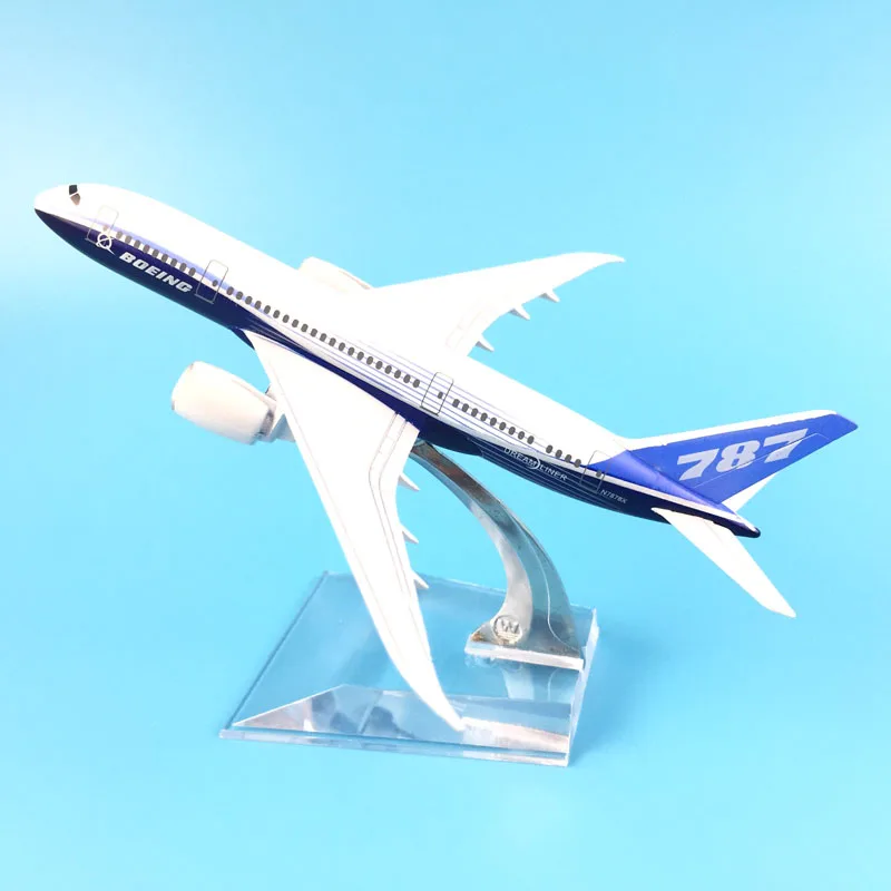 JASON TUTU 16cm Original model Boeing 787 Aircraft Model Planel Airplane Diecast Metal 1/400 Scale Planes