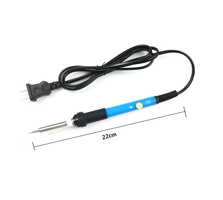 Saldatore 60W kit di ferro per saldatura elettrica a temperatura regolabile 110V / 220V pompa dissaldante pinze per filo di stagno strumenti di saldatura