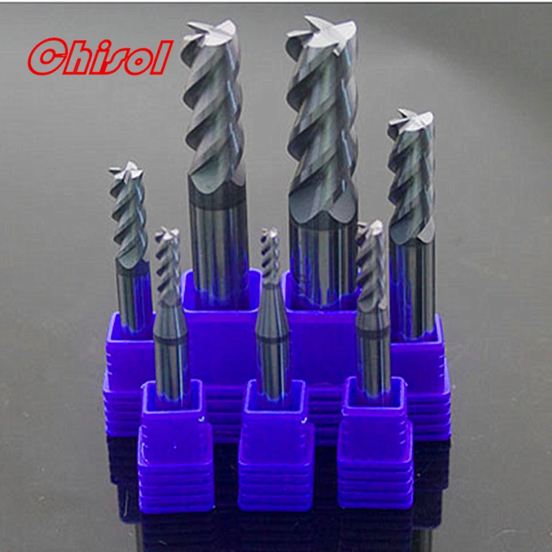 

free shipping Original end mills GM-4E-D4.0 GM-4E-D5.0 GM-4E-D6.0 solid Carbide 4 flute end milling cutter