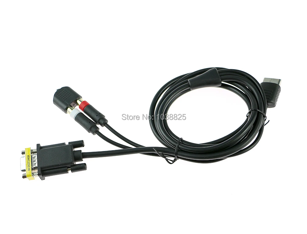 1pc High Definition VGA Cable VGA Sound Adapter HD Box PAL NTSC Cable For Sega Dreamcast Video Games Console