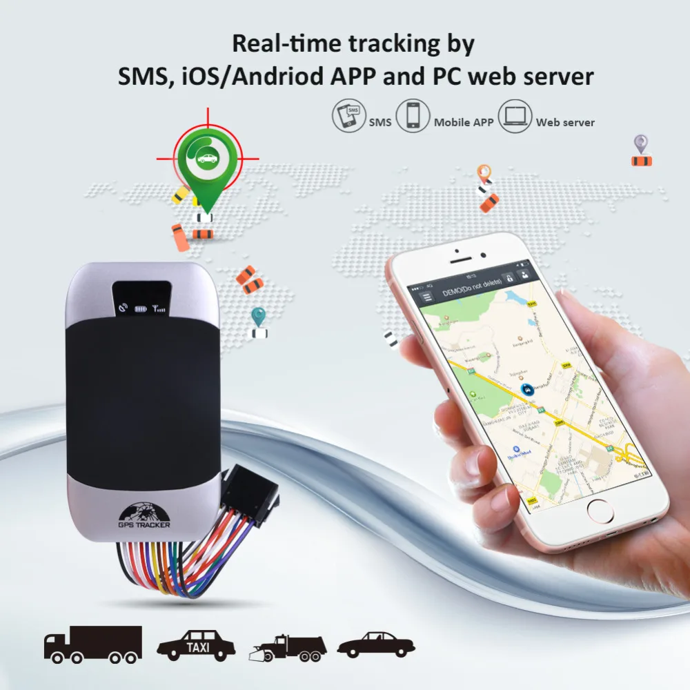 GPS Tracker Car Coban TK303F GPS Locator Realtime Tracking Device Waterproof Cut Off Oil Vehicle Tracker Fuel Detect Shock Alarm