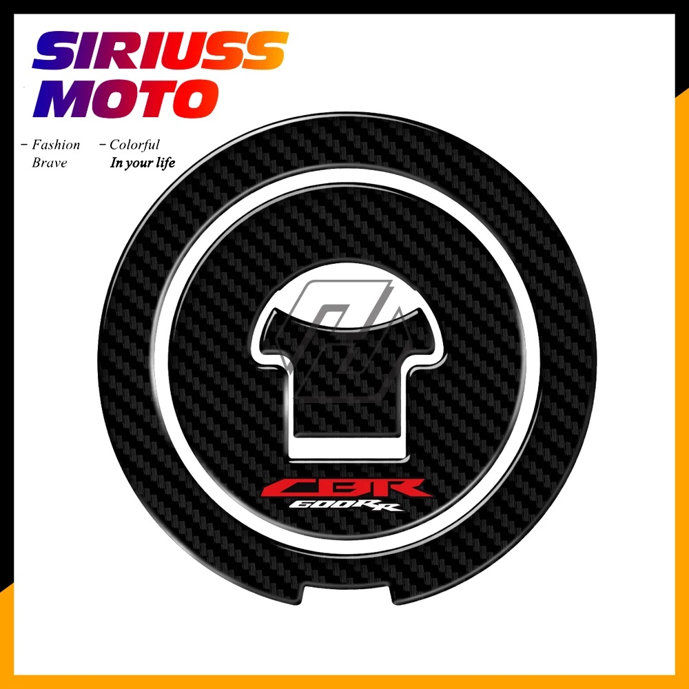 

3D Carbon-look Motorcycle Fuel Gas Cap Protector Decals Case for Honda CBR600RR CBR 600RR 2003-2016