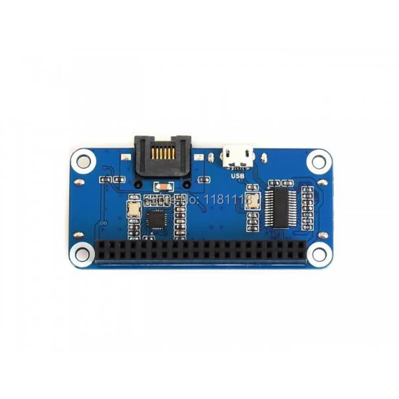 Raspberry Pi zero W WH Ethernet / USB HUB HAT 1x RJ45, 3x USB