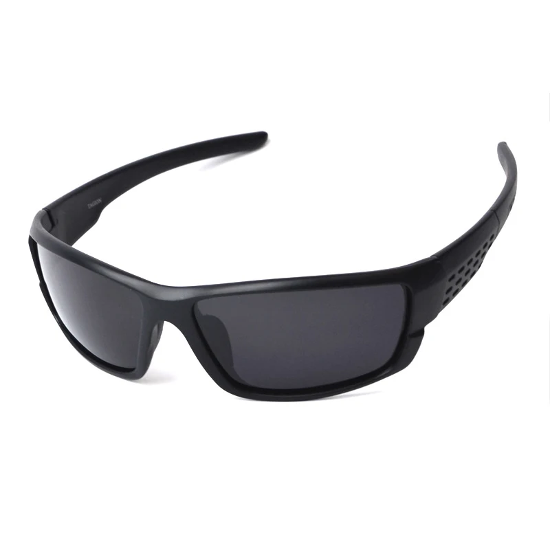 TAGION Schwarz Kunststoff Polarisierte Sonnenbrille Männer Outdoor Sport Sonnenbrille Angeln Radfahren Brillen Männlichen Designer Brille UV400