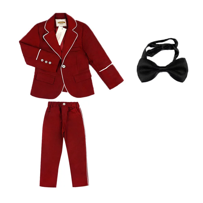 Boys suits for weddings Kids Prom Suits Formal Dress for Boys Children Tuexdo Clothing Set Blazers for Girls Costume Garcon