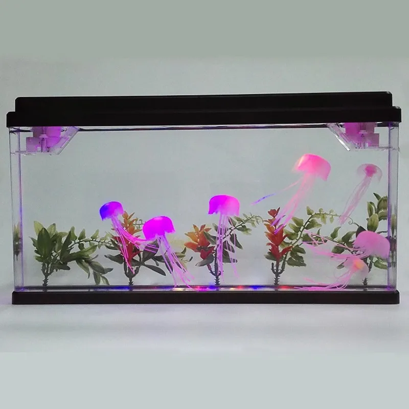 Simulation of the Electronic Jellyfish Aquarium Adult Toys Creative Dynamic Boy Girl Gift Office Decoration Electronic Pet A148