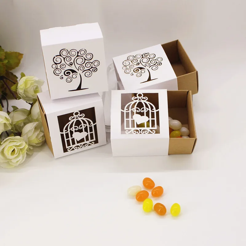 

Newest 100 Pcs/lot birdcages Wedding Gift Favor Boxes