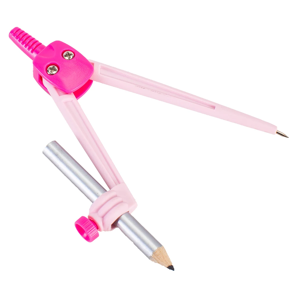 Deli School Compass With Pencil Student Drawing Tools Compasses Stationery