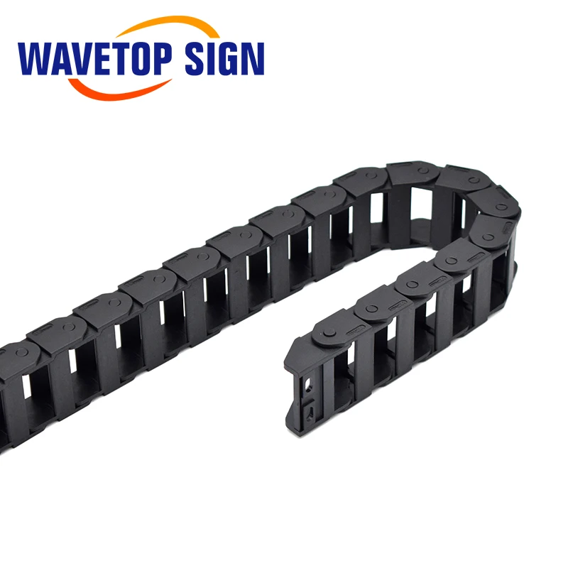 1Meter Cable Chain 18x25 18x37 15x30 15x20mm Bridge Type Non-Opening Plastic Towline Transmission Drag Chain for Machine