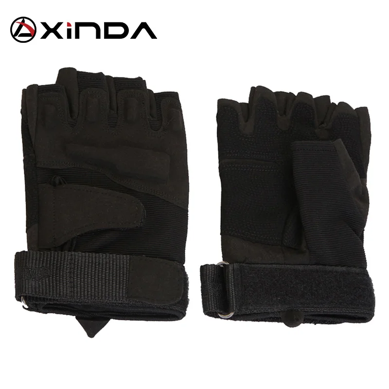 Najwyższej jakości XINDA profesjonalne sporty outdoorowe rękawice Half Finger Tatics Rock Climb Downhill piesze wycieczki konna rękawice antypoślizgowe — zdjęcie 4