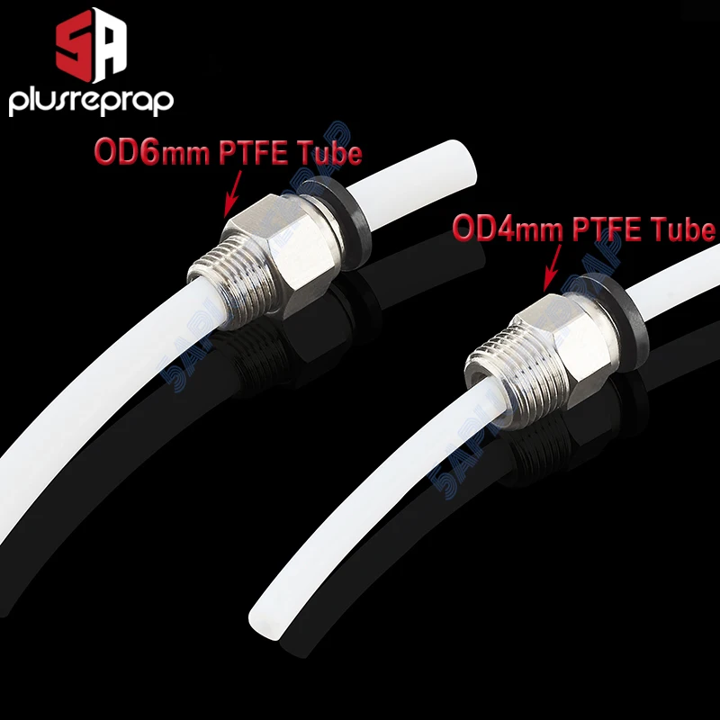 Connettori pneumatici Bowden estrusore j-head Hotend per OD 4mm o 6mm PTFE Tube attacco rapido raccordi j-head parti della stampante 3D