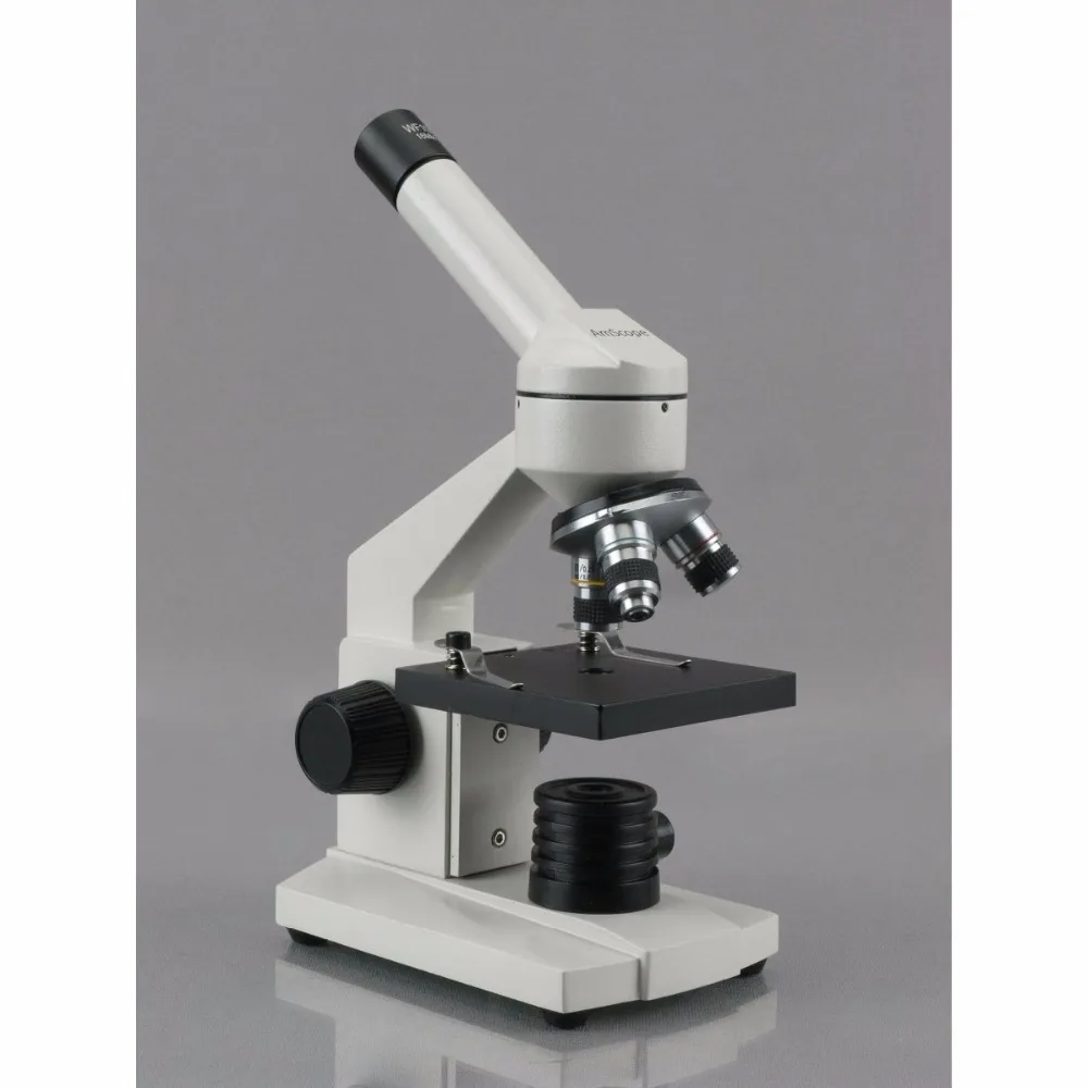 Biological Science Student Compound Microscope--AmScope Supplies 40X-1000X Biological Science Student Compound Microscope