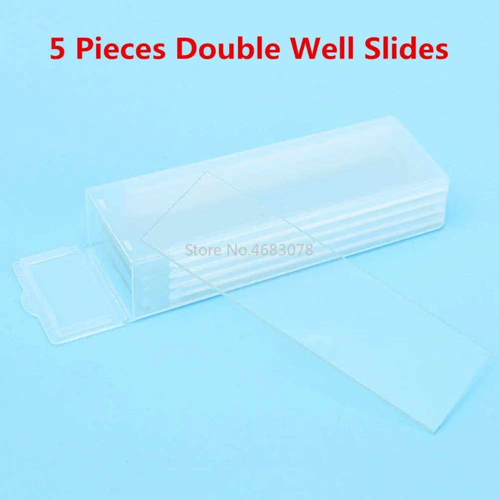 Reusable Laboratory Educational Double Flats slides Microscope Blank Glass Slides Lab Consumables for Liquid Specimen
