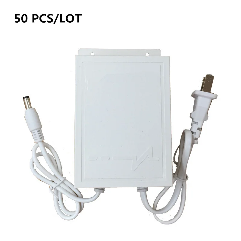 50 PCS Two-wire Monitor LED Strip power supply 24W Adapter 2A Transformer AC 100V-240V to DC 12V Waterproof Switch Power Supply