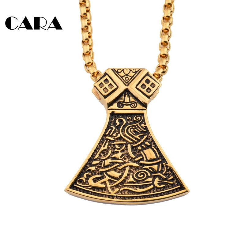 Free shipping Vintage New Ancient Chime Bell Necklace pendant 316 Stainless steel Men jewelry Fashion Hip Hop Necklaces CAGF0099