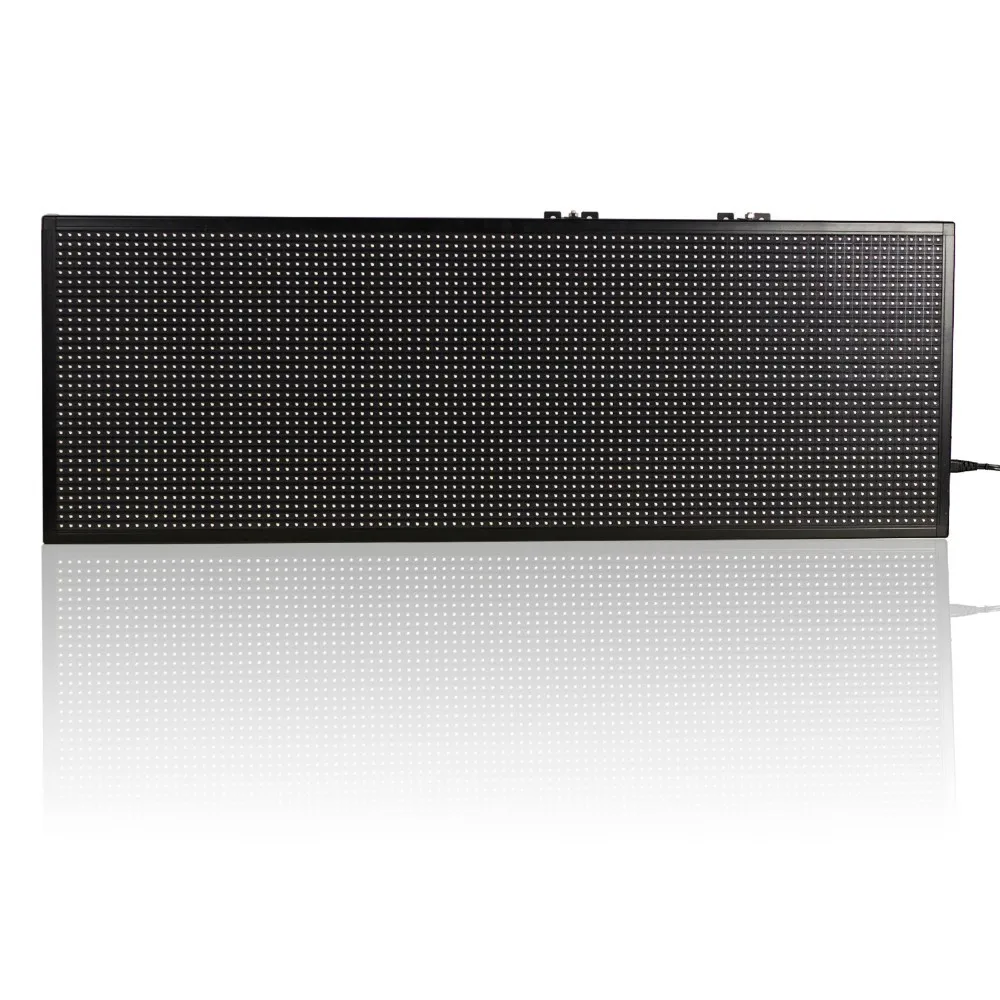 Placa de sinal programável rgb de 6 polegadas, à prova d'água 10mm hd wifi + u disk