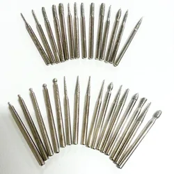 30PCS Emery Coat Engraving Drill Bit Tools Set For Metal Jewellery Glass Carving Dremel Accessories