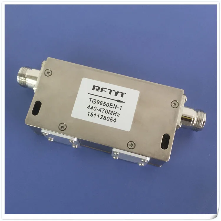 440-470MHz dual junction isolator for UHF VHF radio and TV FM digital TV frequency