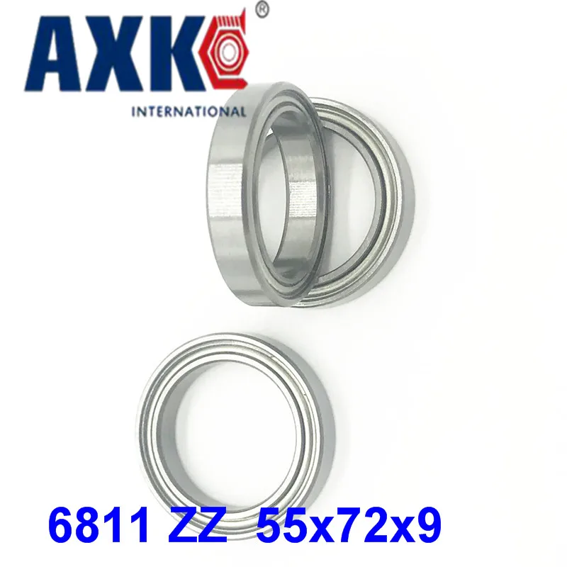 2023 Hot Sale New Steel Rolamentos 6811 Zz Abec-1 (4pcs) 55x72x9 Metric Thin Section Bearings 61811z 6811zz