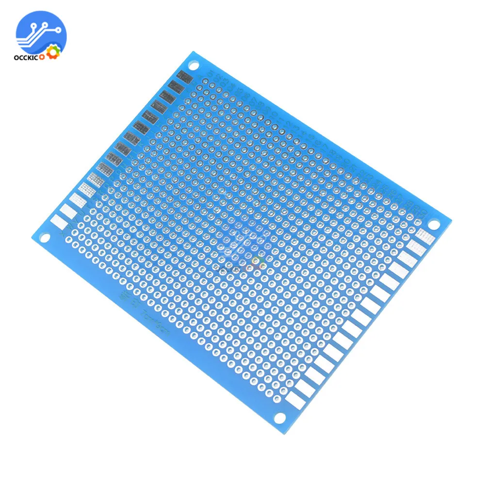 1pcs 7x9 cm one Side Prototype PCB Tinned Universal Printed Circuit Module Prototype Board Stripboard For Arduino
