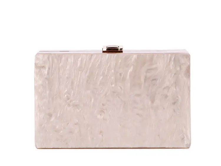 Brand Women Evening Bag Party pearl White /blue/beige/red Bag Women Girls Wedding Clutches Handbag Acrylic Shoulder Bag Bolsa