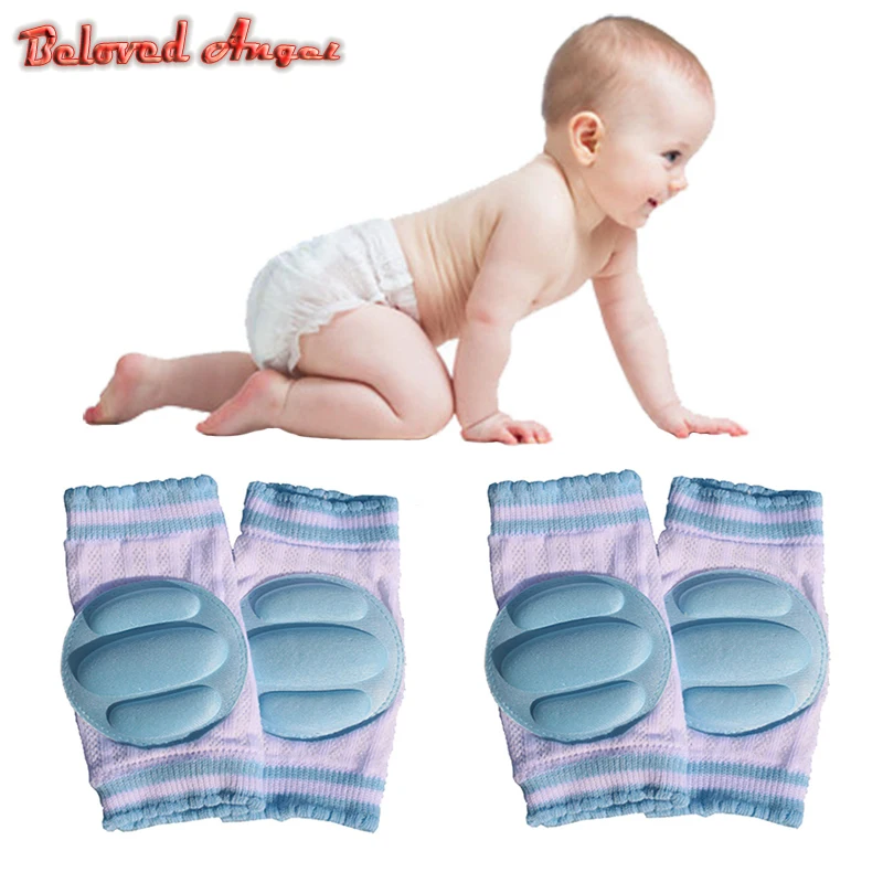 1 Pair Baby Knee Protection Pads Cotton Harnesses Leashes Safety Crawling Elbow Cushion Kids Knee Protectors Children  Clothing