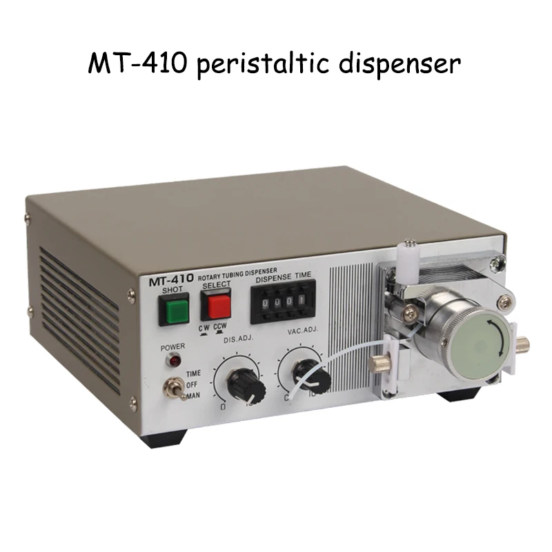 MT-410 Peristaltic Glue Dispenser With Suction Function Multifunction Glue Dispensing Machine Liquid Dispensing Machine