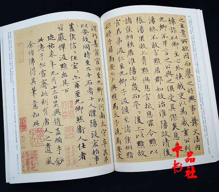 Quaderno di calligrafia cinese con iscrizione in pietra, sfregamento, libro di scrittura a pennello 85 pagine 23 * 33,50 cm