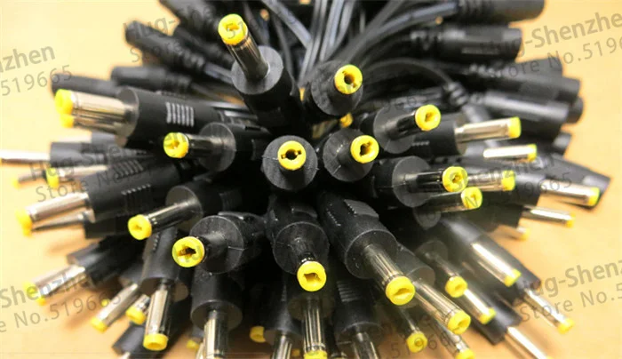 Wholesale 100pcs 15cm DC Converter Line 5.5 * 2.1 Female to 4.0 * 1.7 Male Connector Adapter Cable