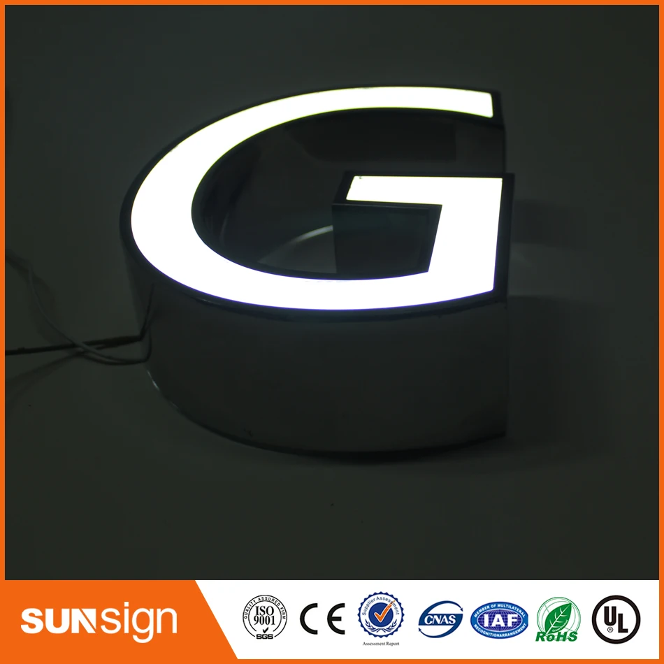 Custom advertising channel surat tanda LED huruf