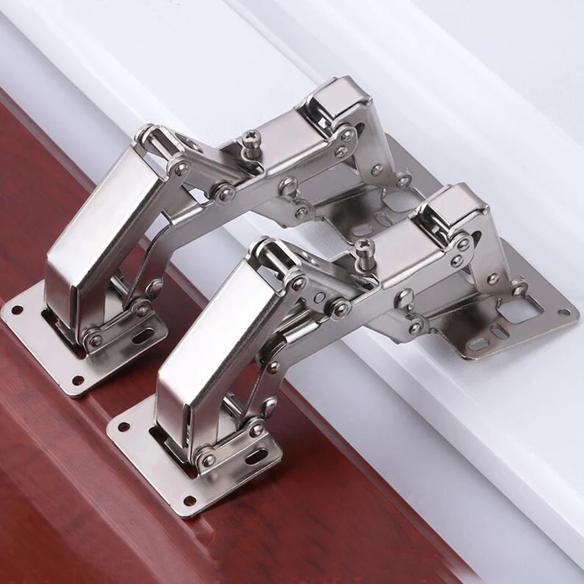 Hydraulic Hinge for Cabinet Doors, 170 Degree Hinge, Soft and Slow Close, Thick Door Panels with Screws bisagras para mesa