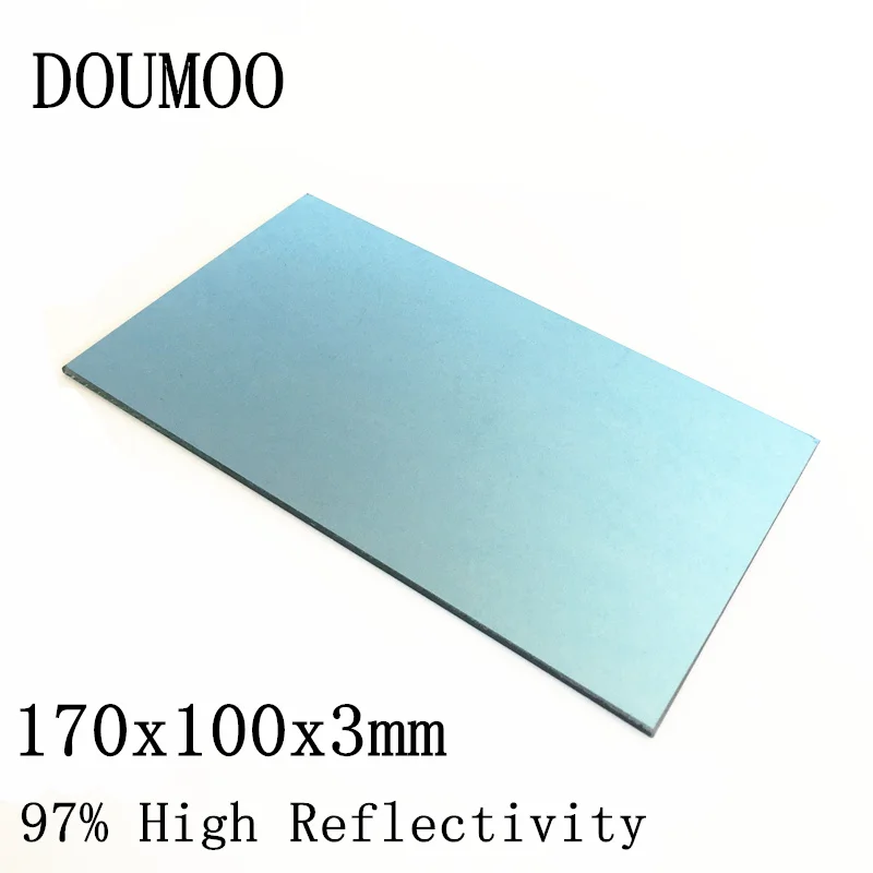 

2PCS 170x100x3mm Projector Reflector Mirror DIY Projector Accessories 97% High Reflectivity Lens For 7inch -5.8 inches Projector