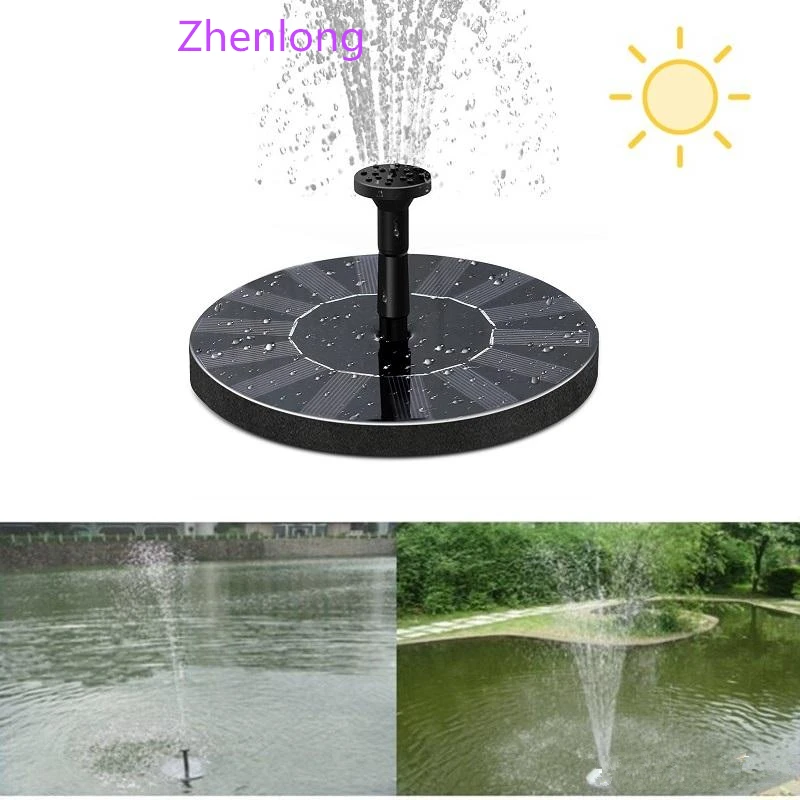 

New solar Water Pump Power Panel Kit Fountain Pool Garden Pond Submersible Watering Display with English Manaul