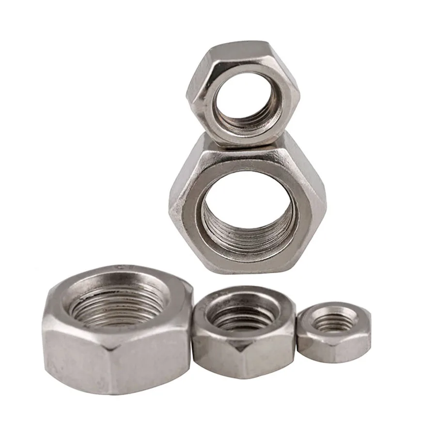 

DIN934 304 Stainless Steel Hex Nut Fine Pitch Thread Hexagon Nut M6 M8 M10 M12 M14 M16 M18 M20 M22 M24