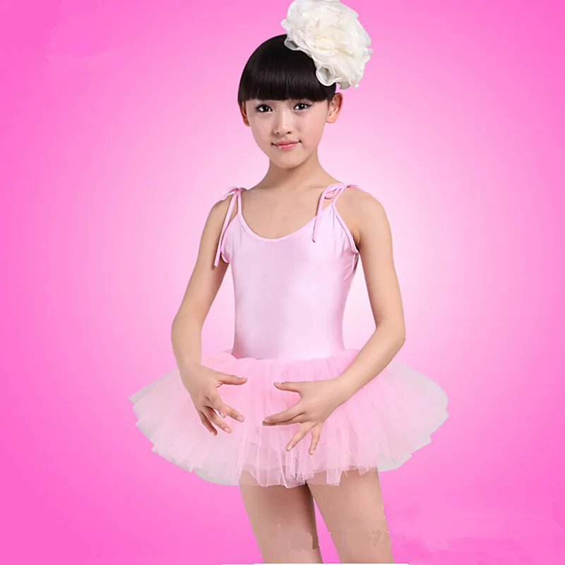 Ballet Dress For Children Leotard Justaucorps Dancewear Pancake Gymnastics Leotards Maillot Mujer Professional Tutu Costume