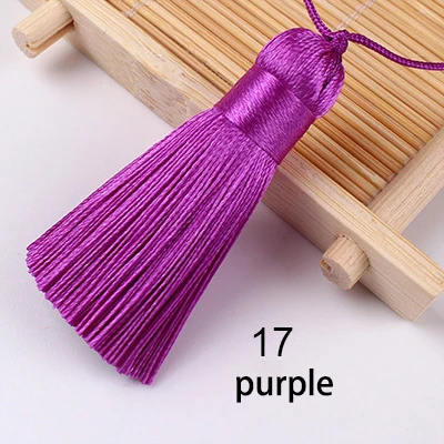 5 Stück/Set 5cm Quasten Hängende Seidenquasten Fransen zum Nähen Zierquasten Schlüsselanhänger DIY Dekorative Vorhang-Accessoires – Detail 30