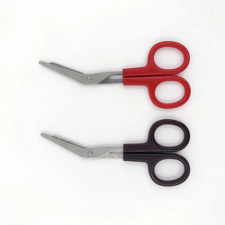 Ciseaux à bandes en acier inoxydable de 12cm, ciseaux à bandes pour soins infirmiers, parfaits pour les opérations chirurgicales, les soins infirmiers et les soins à domicile