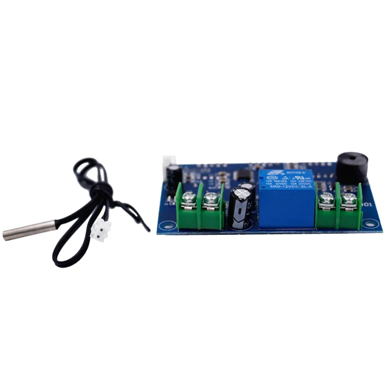 W1401 DC12V  Intelligent digital led display thermostat temperature controller With  waterproof  Probe  sensor