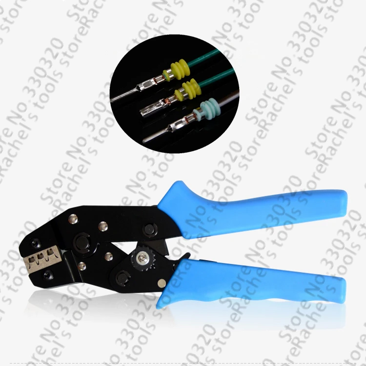 

Terminal Ratchet Crimping Tool/Pliers Crimps with Wire seal Waterproof connector 0.5-1.5mm2