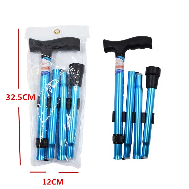 high quality Mountain climbing crutch strong disable elderly foldable portable crutch