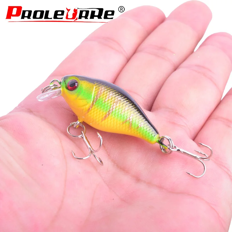 1pcs Crank Wobbler Fishing Lure 45mm 4g Japan Mini Floating Crankbaits Trout Bass Artificial Plastic Hard Bait Pike Fish Tackle