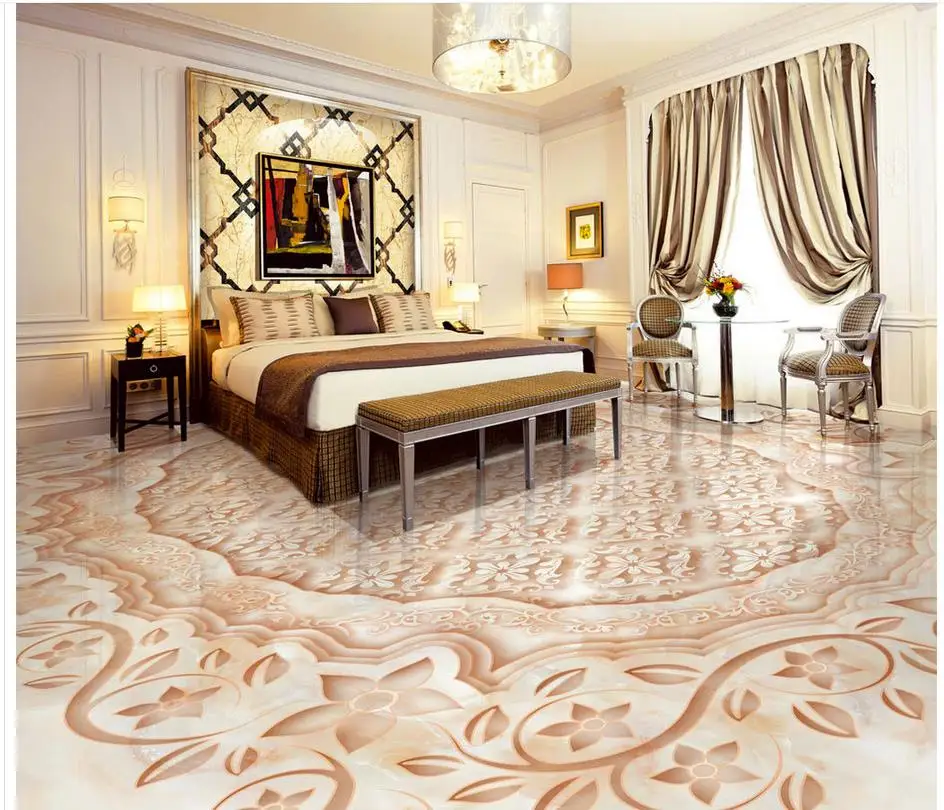 

Floor texture 3D Marble Relief self-adhesive 3D floor wallpapers PVC waterproof floor Home Decoration