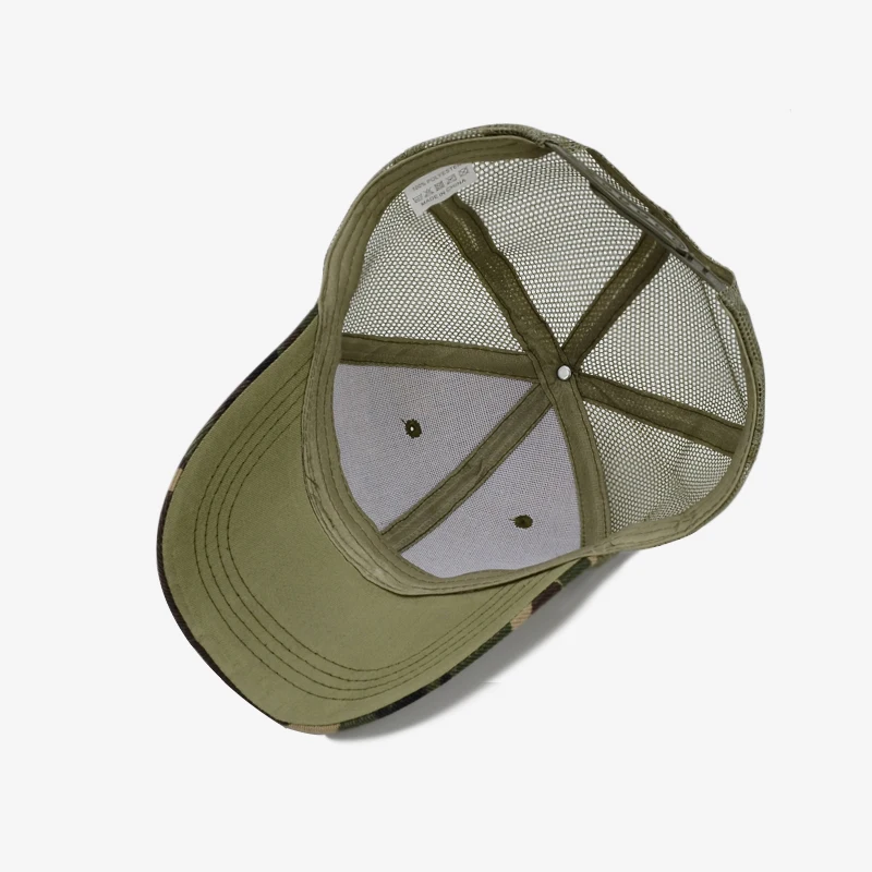 COKK-gorra de béisbol con estampado de camuflaje para hombre y mujer, gorro de béisbol con Cierre trasero, malla deportiva transpirable, sombrilla,