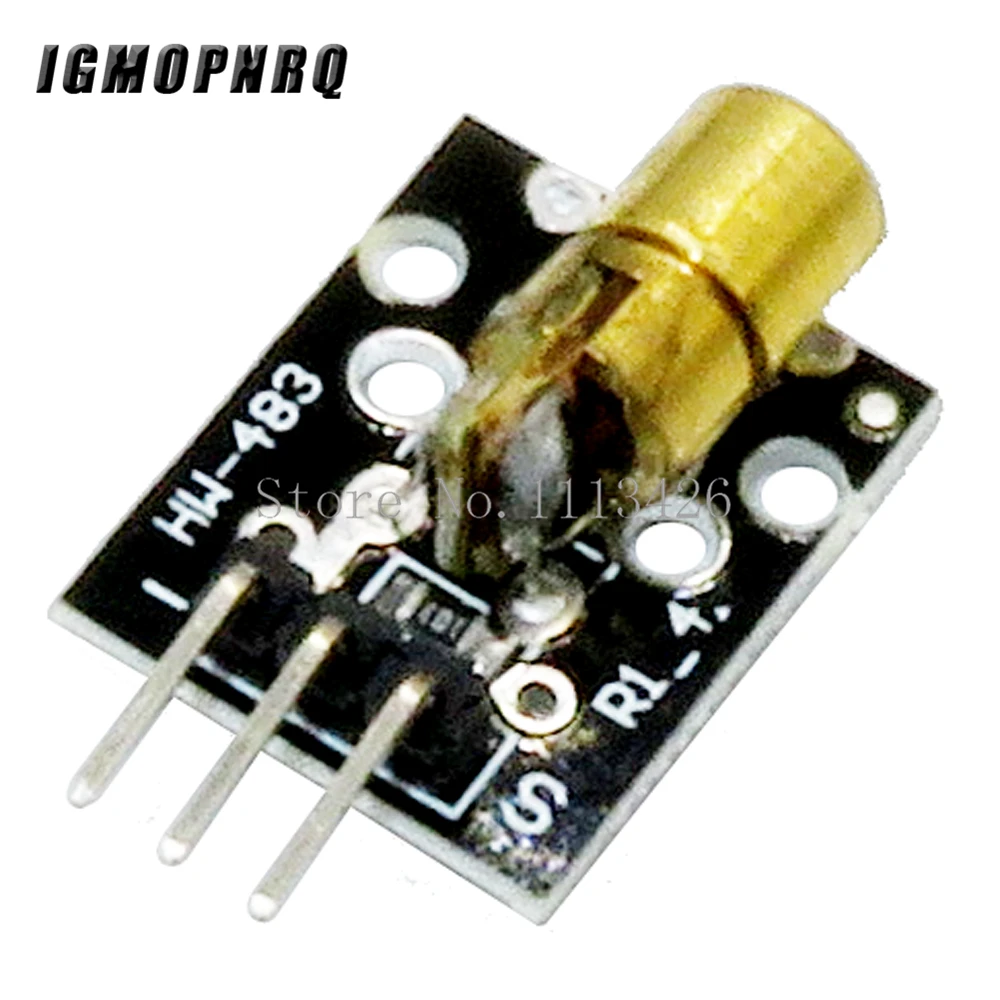 3pin 650nm Red Laser Transmitter Dot Diode Copper Head Module KY-008 for DIY Kit