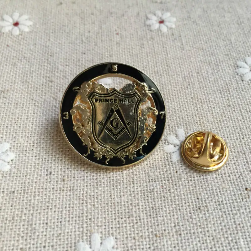 Masonic freemasonry badge for the lodge pins and brooch PRINCE HALL Shield Lapel Pin metal craft gifts souvenir badges