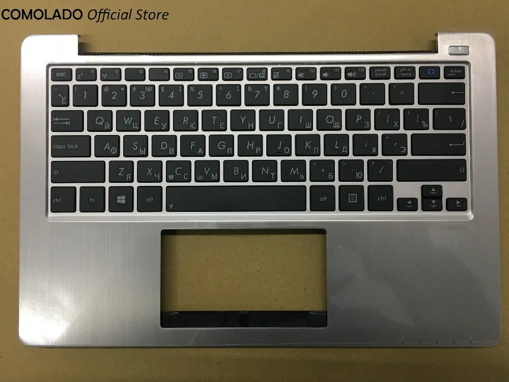 

RU Russian keyboard For ASUS VivoBook S200E S200 X202 X202E Russian keyboard Topcase with Cover RU Layout