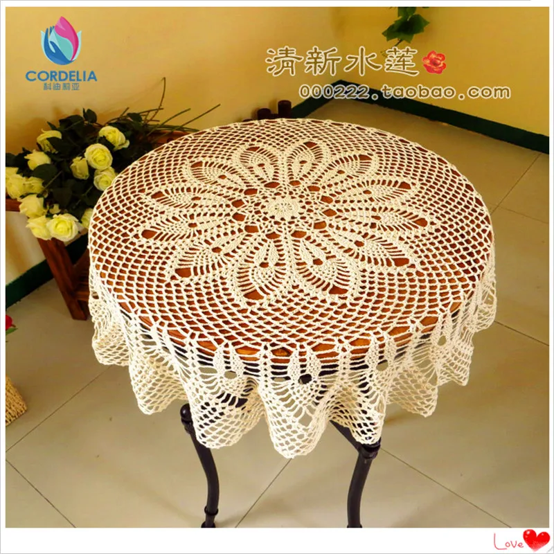 

Красивый дизайн, искусственная Большая Ткань для обеденного стола, 100% винтажная хлопковая кружевная вырезная ткань