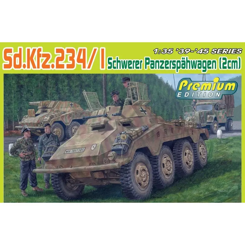 DRAGON 6879 1/35 Sd.Kfz.234/1 Schwerer Panzerspähwagen [2cm] - Scale Model Kit