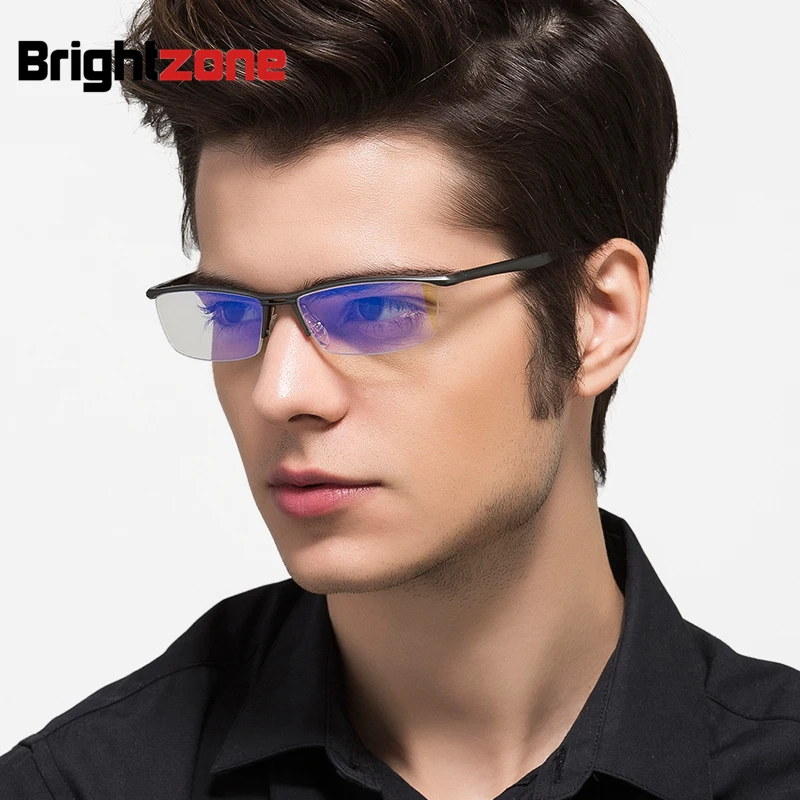 

Aluminum Magnesium Anti Blue Laser Fatigue Radiation-resistant Men's Optical Eyeglasses Glasses Frame Oculos de grau Eyewear 130