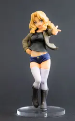 Unpainted Kit  1/20 Girls and Panzer Kay summer  girl   Resin Figure miniature garage kit